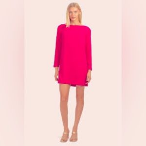 Trina Turk LAVALIERE DRESS FAYE FUCHSIA